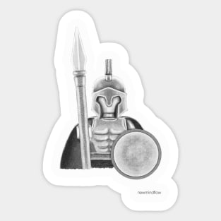 Spartan Warrior Sticker